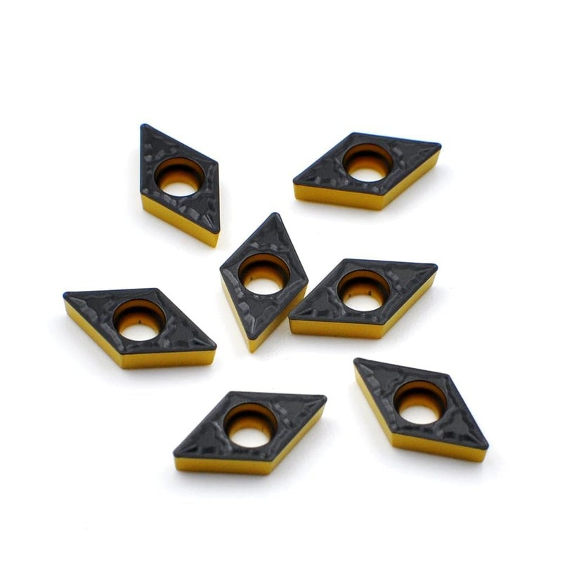 CDBP CNC Carbide Inserts DCMT070204/ DCMT21.51 for Metal Cutting Steel, DCMT Metal Lathe Tool for Steel, 10 Pcs - Image 4